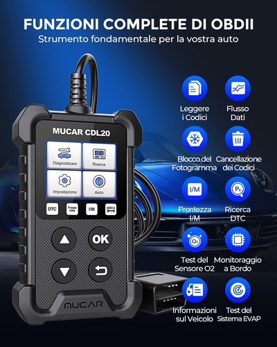 Diagnosi Auto Tutte Autodiagnosi OBD2/ EOBD Con Funzioni OBDII Odb2 ๐๐ฎ๐น - Foto 3 di 13
