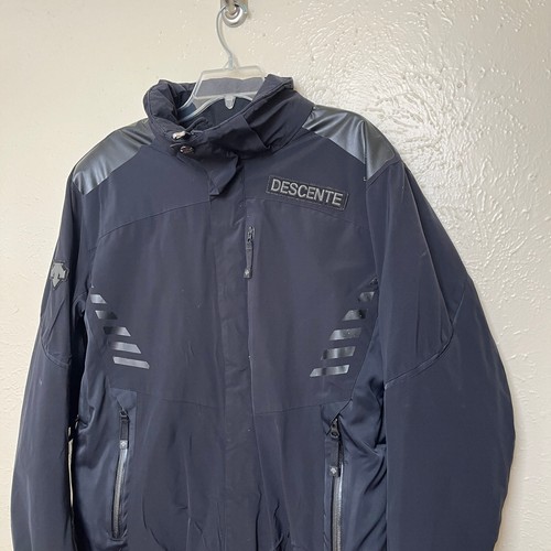 Descente Jacket Mens M Black Ski Snowboarding Ion Bodies Titan Thermo D8-8609 - Picture 15 of 20