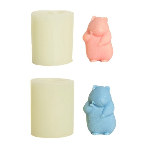 Mouse Shape Silicone Molds for Epoxy Resin Soap Making Fondant Molds