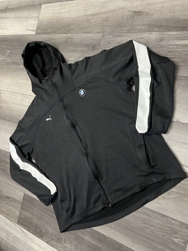 Puma BMW Motorsports Men's Tracksuit Black White Jacket 2XL + Sweatpants XL - Picture 12 of 24