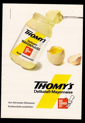 3w6855/ old advertising from 1968-Thomy's delicacy mayonnaise