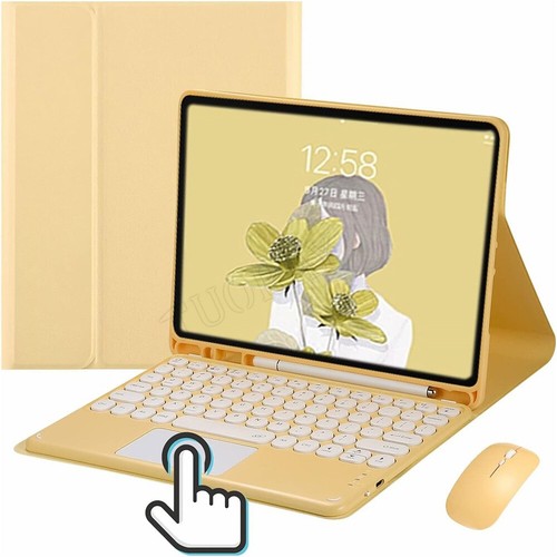 For iPad Pro 12.9" 6th 5th 4th 3rd Gen 2022 Touchpad Keyboard Case Cover Mouse - Picture 22 of 55