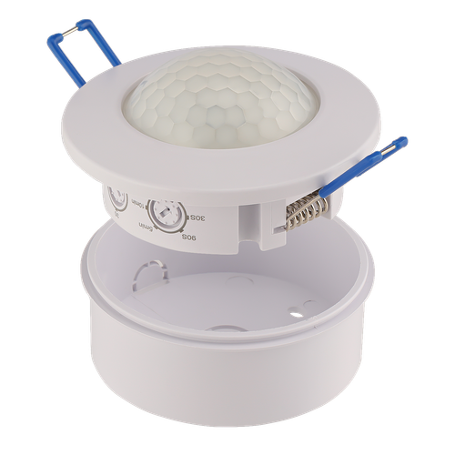 Infrarot Bewegungsmelder Aufputz Unterputz Decken Wand Innen Aussen LED Lampe DE - Bild 4 von 5