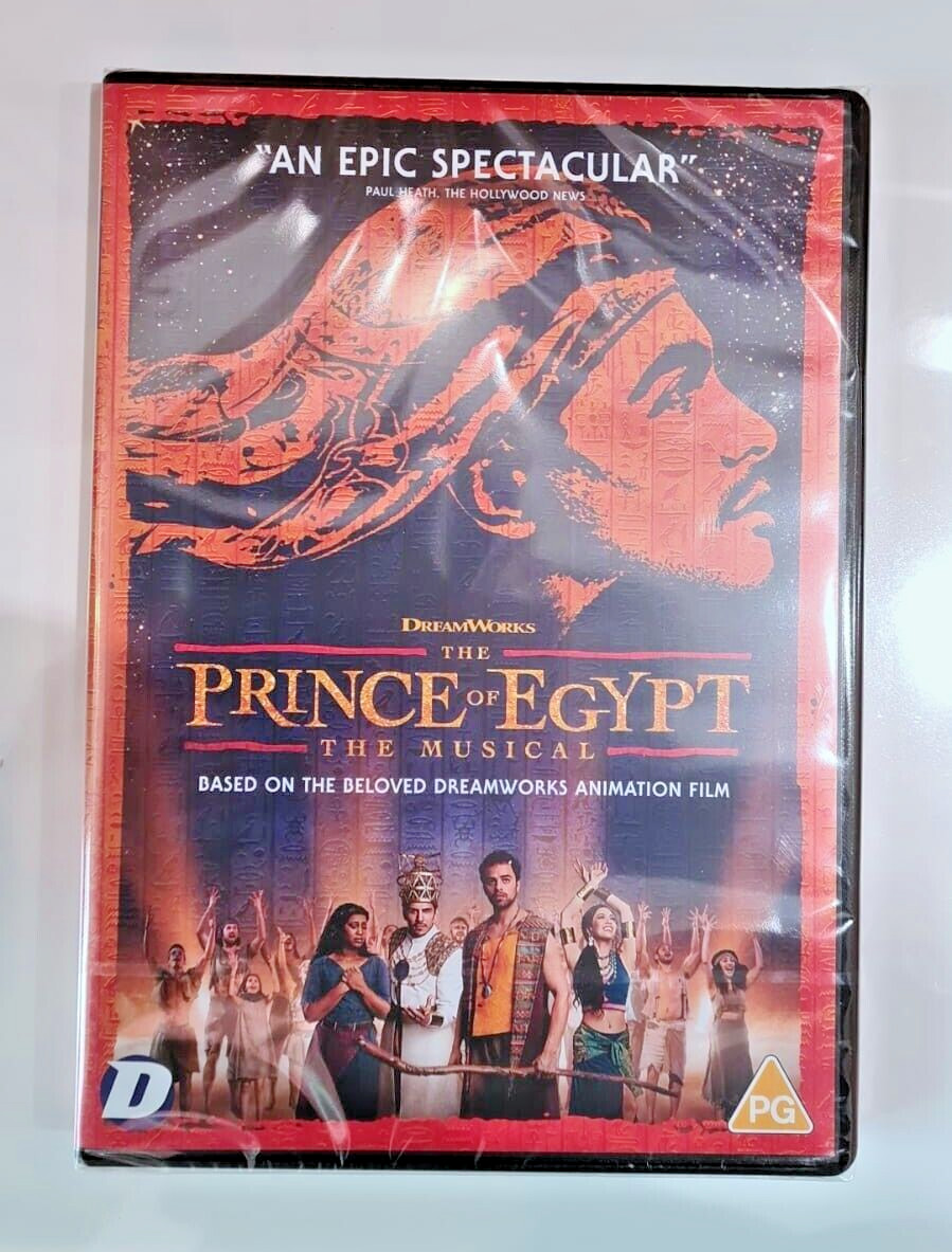 THE PRINCE OF EGYPT THE MUSICAL   BRAND NEW SEALED GENUINE UK DVD
