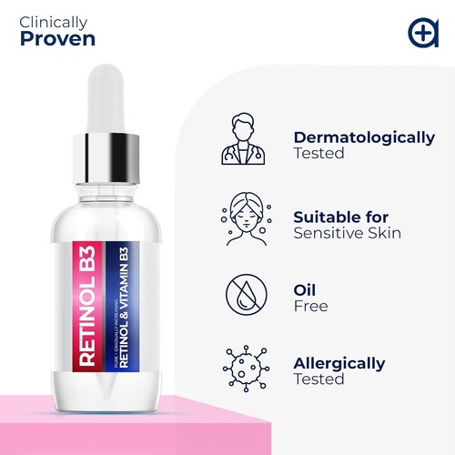 Resurfacing Retinol Serum with Vitamin B3 for Wrinkles and Dark Spots - Picture 4 of 7