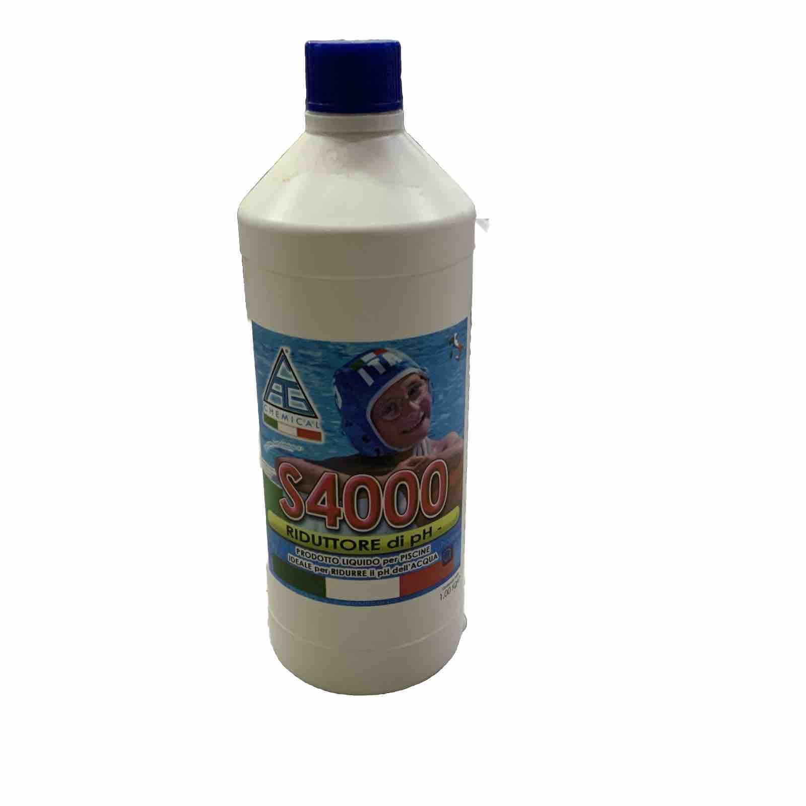 RIDUTTORE DI PH- S4000 LIQUIDO PER PISCINE 1KG