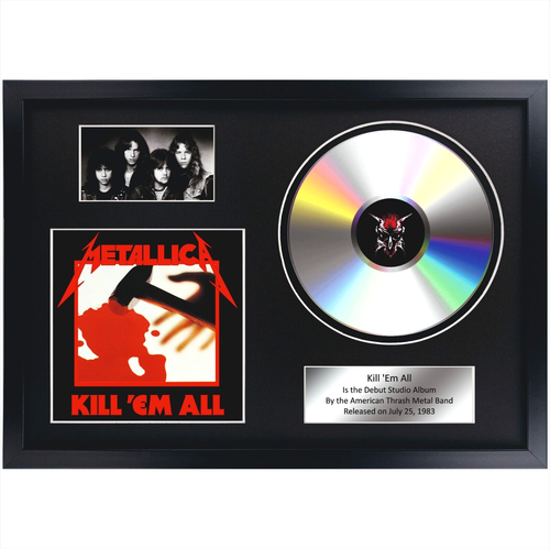 Metallica – Ride The Lightning / Memorabilia / Souvenir in black frame / Metal - Picture 6 of 16