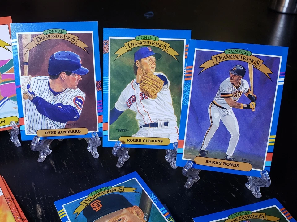 Lote Donruss DIAMOND KINGS (1986-1991) **Griffey Jr, Bonds, Mattingly y más** Foto 4 de 4