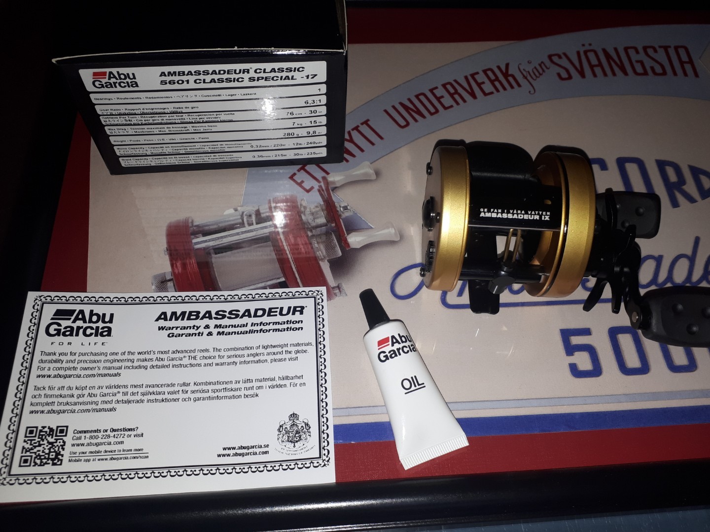 Abu Ambassadeur Classic 5601 CLASSIC SPECIAL 17 NEW Abu Ambassadeur Classic 5601 CLASSIC SPECIAL 17 NEW