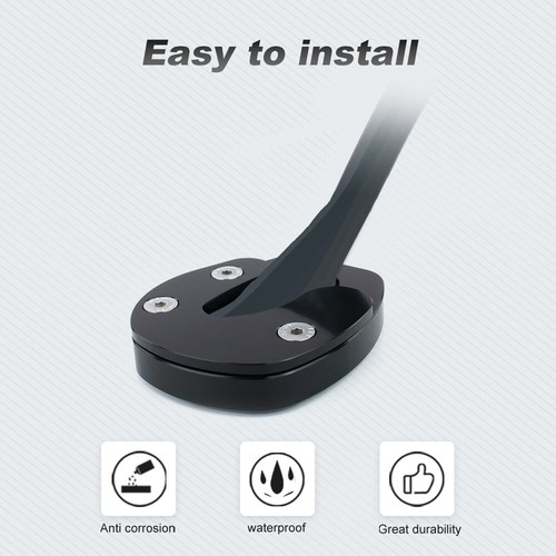 Fit For Kawasaki Ninja ZX-14 2008-2011 Kickstand Side Stand Enlarger Pate Pad - Picture 3 of 18