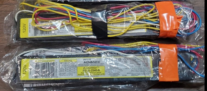 2-Philips Advance T12 Electronic Ballasts(RELB-2S40-N)