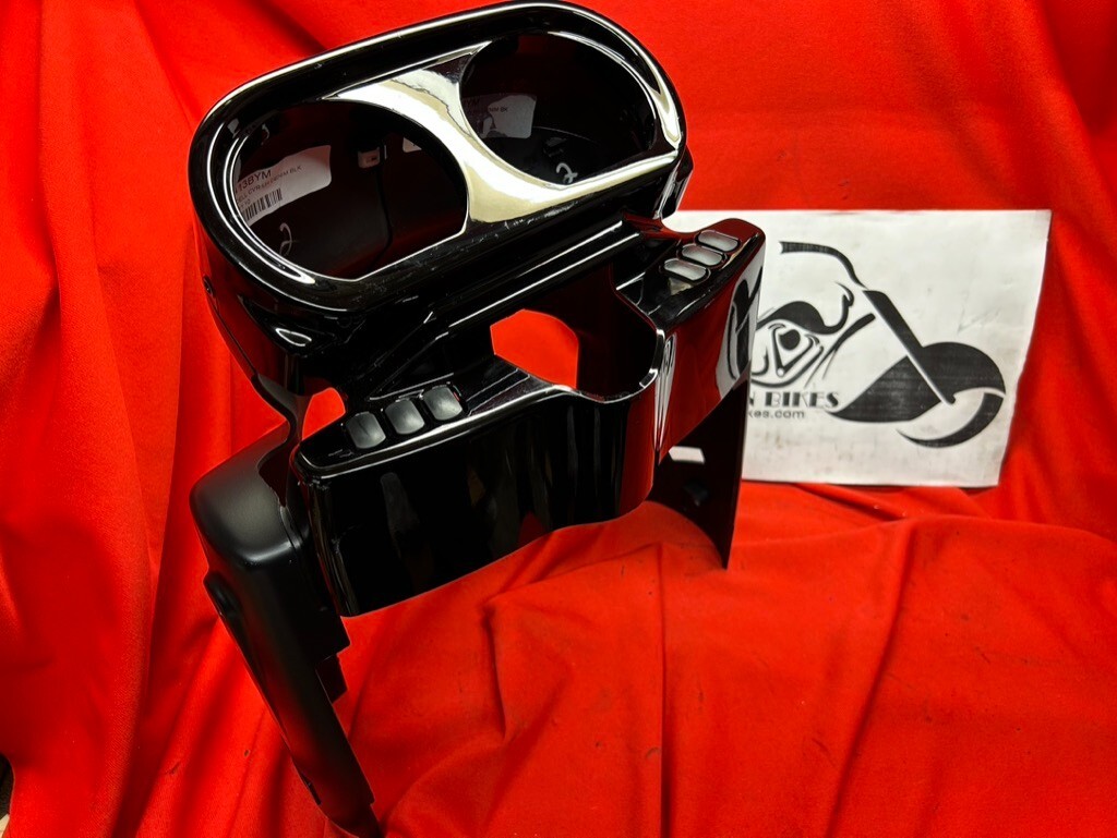 Genuine 1522 Harley Road Glide Gauge Housing Nacelle Speedo Housing Vivid Black eBay