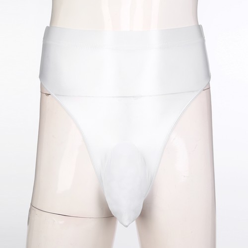 Herren Glänzende Slip Bulge Pouch Höschen Bikini Thong Unterhosen Unterwäsche - Picture 7 of 48