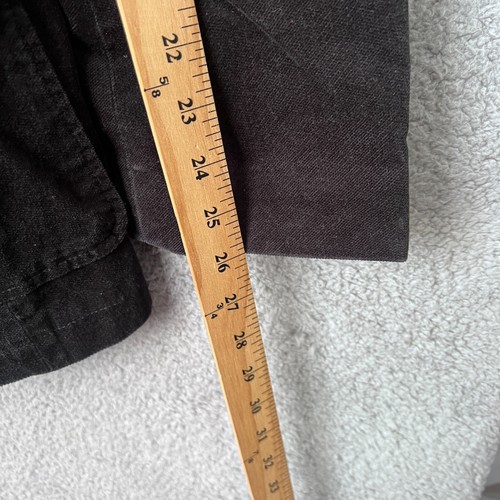 Uniqlo Blazer Men XL Black Pockets Cotton Three Button Sport Coat Jacket Vintage - Picture 7 of 12