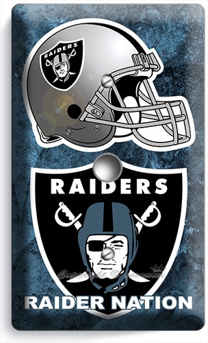 EQUIPO DE FÚTBOL OAKLAND RAIDERS SALIDA DE LUZ PLACA DE PARED HOMBRE CUEVA DECORACIÓN DEPORTIVA - Imagen 6 de 30
