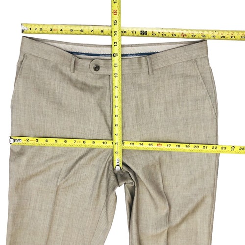 100% Wool Linea Naturale Luxe Flat Front Dress Men’s Pants Sz 36x30 NWOT - Picture 5 of 12