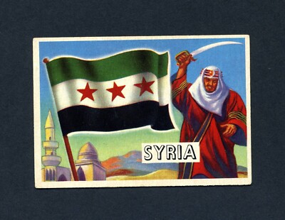 1956 TOPPS Flags of the World #4 Syria