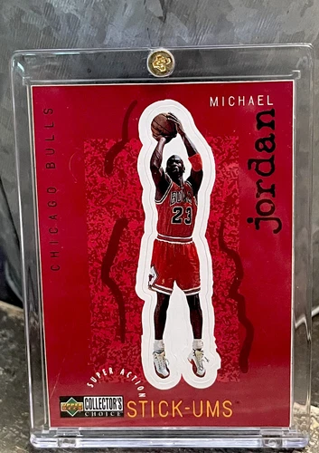 Michael Jordan Card - 90'S RARE INSERT SP - AUTHENTIC ORIGINAL BULLS JERSEY #23