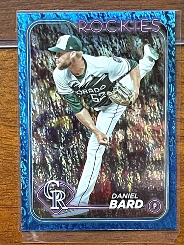 2024 Topps Series 1  Daniel Bard  Blue Foil  #/999  Rockies - Picture 1 of 2