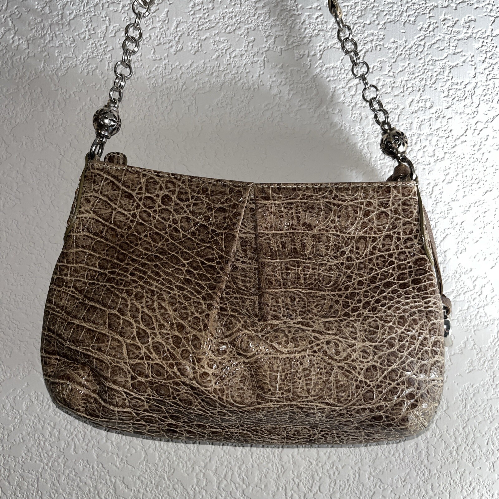 BRIGHTON BEAUTIFUL CROCODILE PATTERN LEATHER SHOU… - image 5