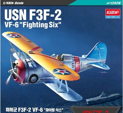 Academy 1/48 USN F3F-2 VF-6 