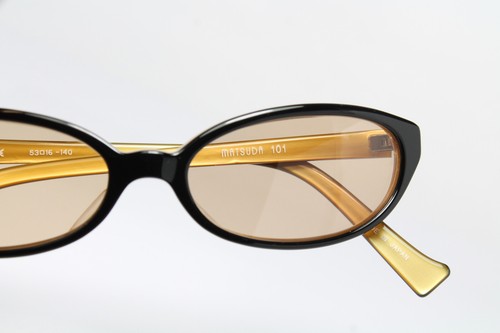 MATSUDA 14611 YB Original Vintage Sunglasses Lunettes Eyeglasses Oval Japan - Picture 5 of 8