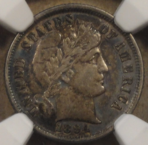 1894 Barber Dime 10c NGC Certified XF45
