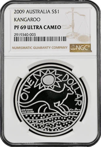 2009 AUSTRALIA KANGAROO -   NGC PF69 UC