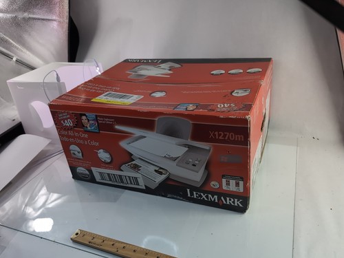 NIP: Lexmark X1270 All In One1 Printer, Scanner, Copy Includes All Cables, New! - Photo 4/11