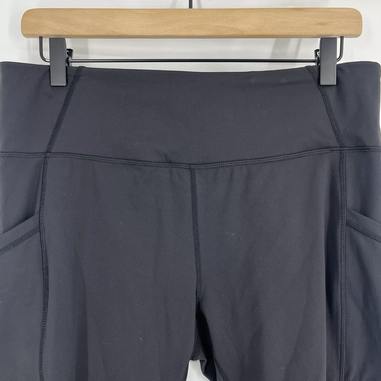 prana electa high rise biker bermuda hiking yoga shorts