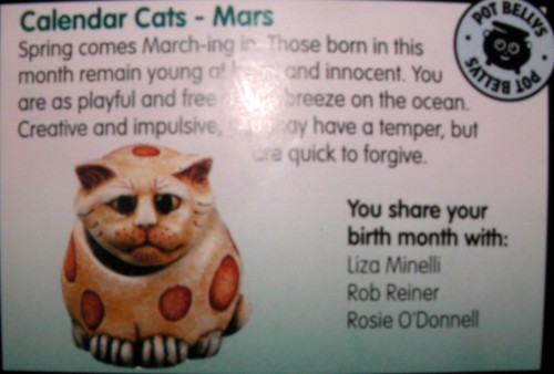 Harmony Kingdom Pot Bellys caja PBCMAR ""Marte"" calendario mensual gatos nuevo en caja marzo - Imagen 6 de 11