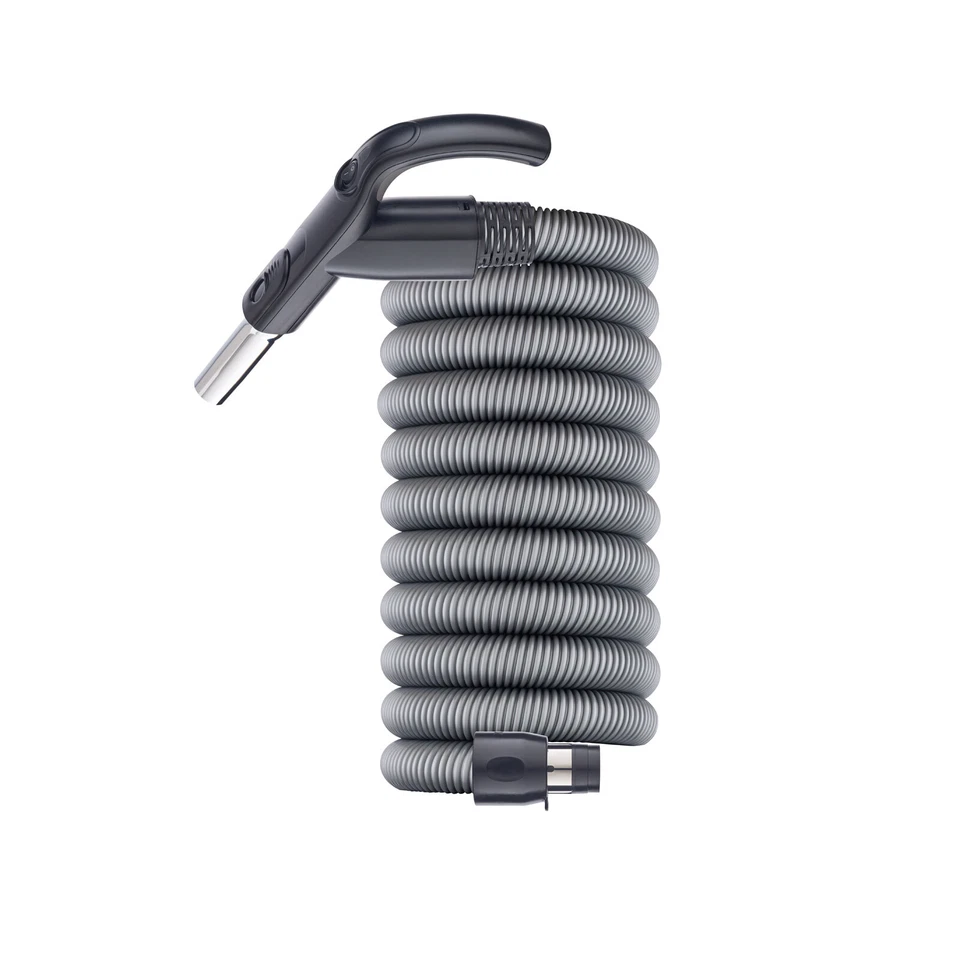 MICROSAFE Schlauch für Zentralstaubsauger Ersatzteil für div. Hersteller Länge 7,5 bis 12m