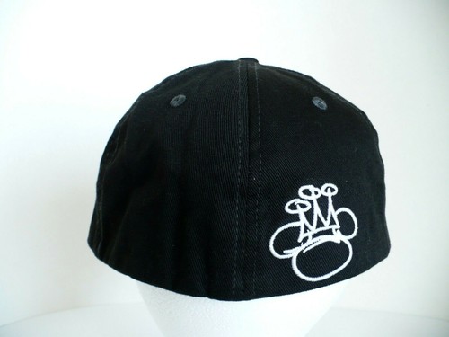 Disney Parks Mickey Mouse MM Crown Black Adult Fitted Cotton Hat Cap - Picture 4 of 12