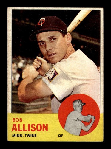 1963 Topps #75 Bob Allison Twins EX+ *2a