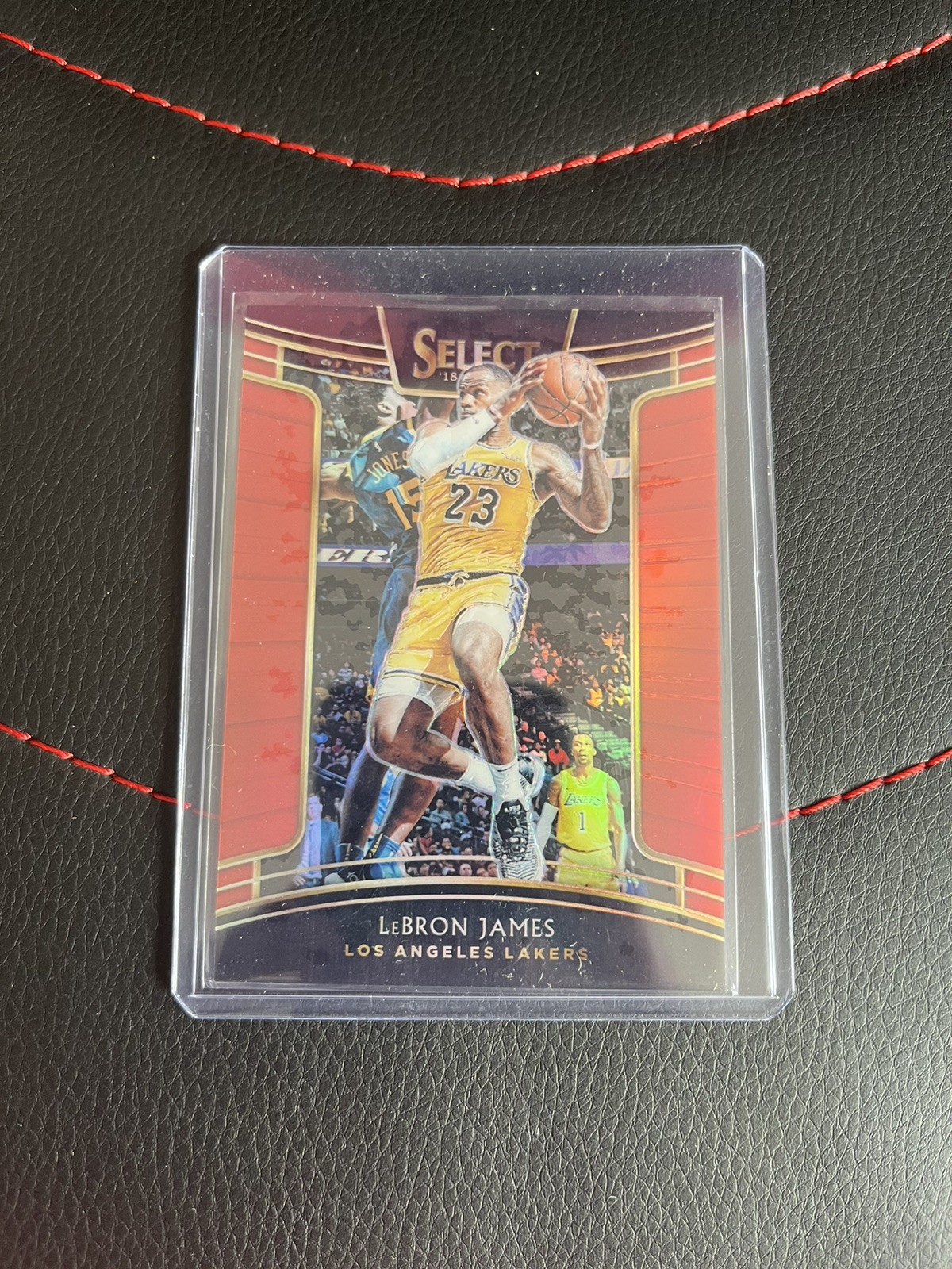 Lebron James 2018-19 Panini Select Concourse Red Prizm /199