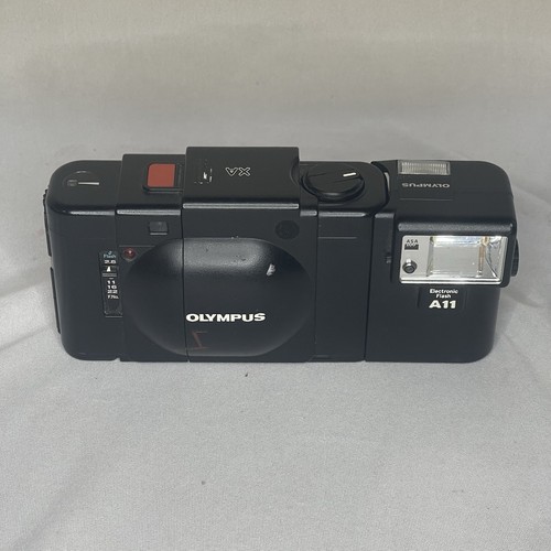 Olympus XA 35mm f2.8 Lens Compact Rangefinder Film Camera + A11 Flash Look ๐