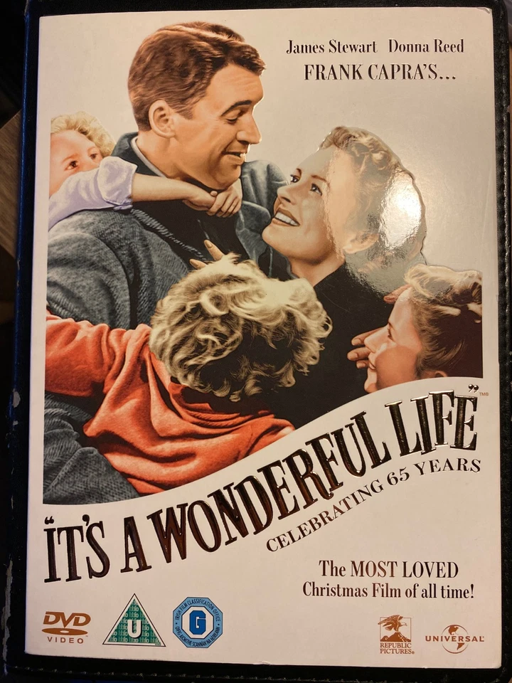 Xmas DVD 'It's A Wonderful Life' (1946) NEW SEALED - Original & Colour (2 Disc) - Image 3 of 3
