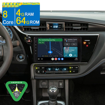 8core Autoradio CarPlay Android15 Für Toyota Auris E180 Corolla GPS Navi SWC RDS