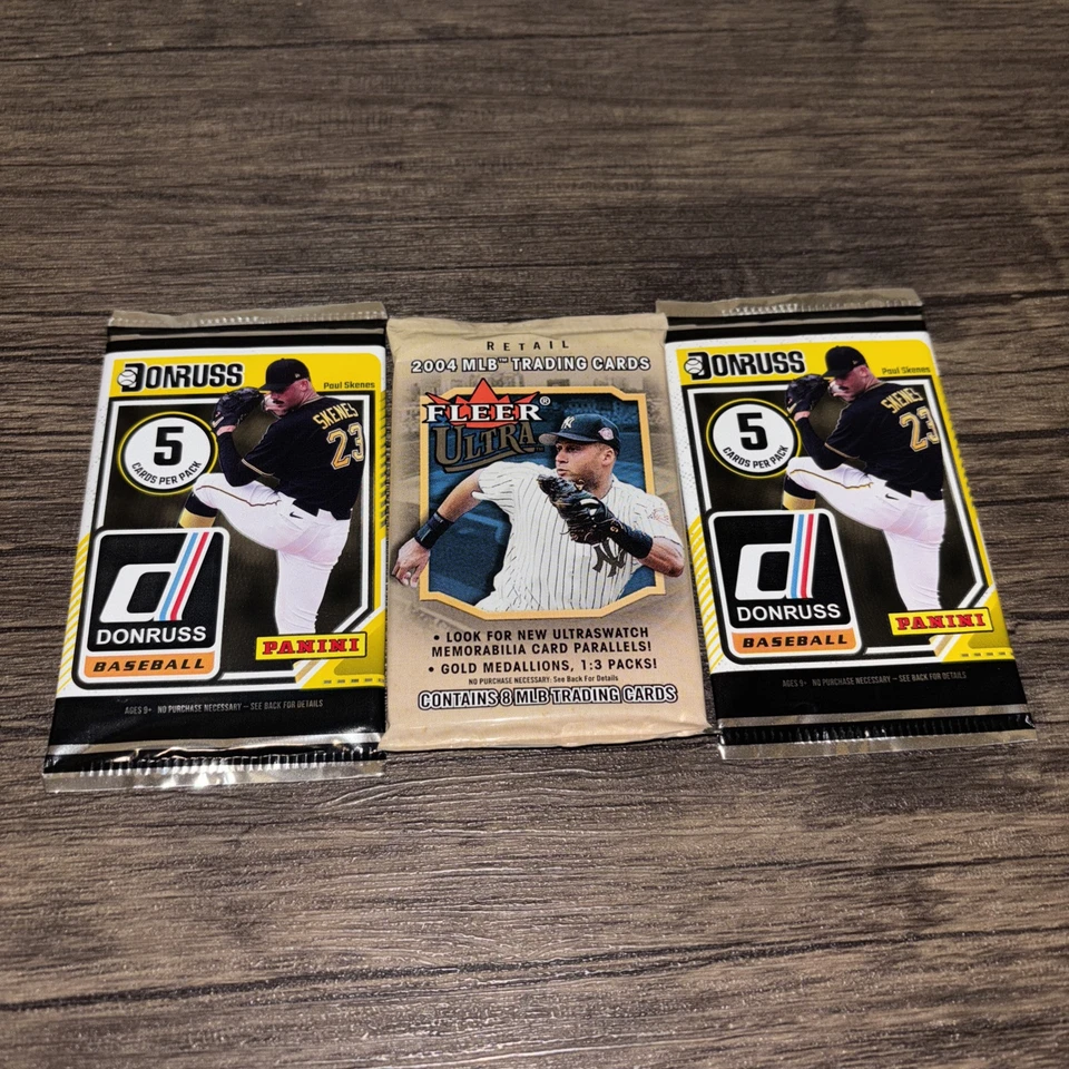 2004 Fleer Ultra Baseball-8 Card Pack & (2) 2024 Donruss Baseball-5 Card Packs- - Image 3 of 4