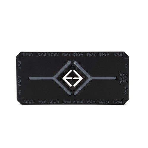 Pour argb PWM Fan hub Contrôleur PWM châssis ventilateur carte mère adaptateur - Afbeelding 6 van 7