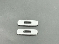 OAKLEY GASCAN SUNGLASSES POLISHED SILVER REPLACEMENT SIDE LOGO ICONS ICON SET