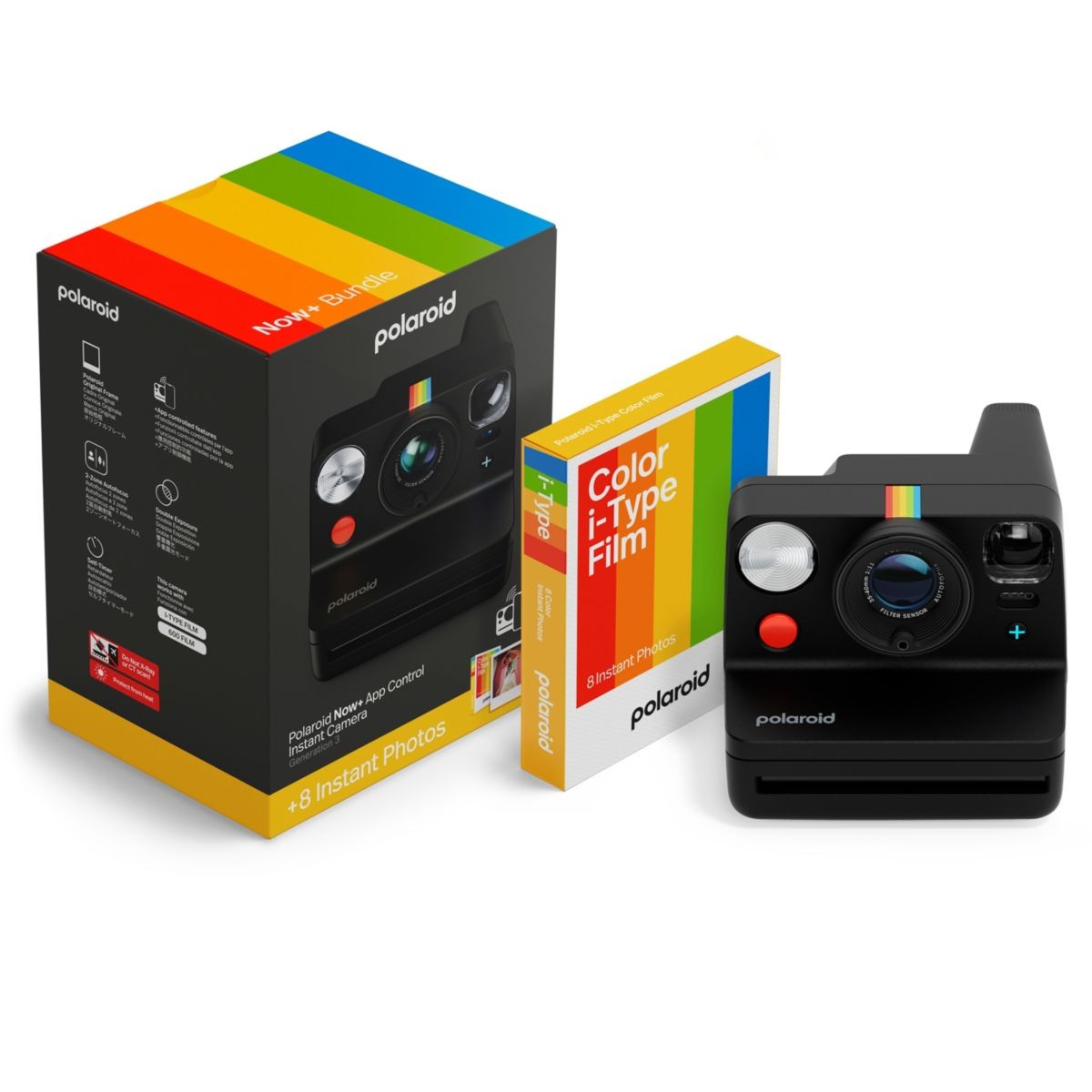 Polaroid Now+ Gen 3 appareil photo connecté pour soirées et voyages avec films