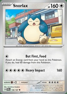 Pokemon Card Snorlax | eBay