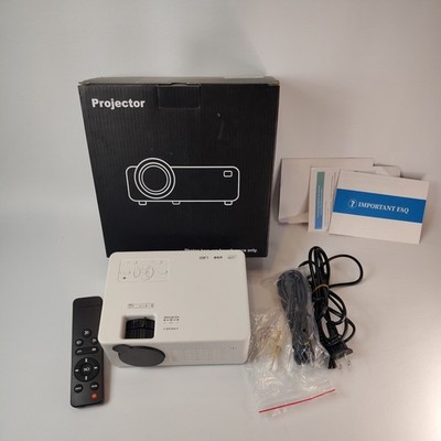 DR.J PT-06 Portable 1080p WiFi Movie Projector for up to 170 inch Screen