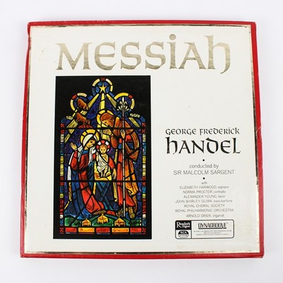 Vintage George Frederick Handel Messiah 3 Vinyl Record Box Set Reader s Digest
