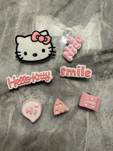 Charms per scarpe Hello Kitty Croc Jibbitz Croc Charms Hello Kitty - Foto 1 di 2