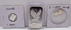 ONE TROY OUNCE  EAGLE SILVER BULLION + 3  ONE GRAM WITH PROTECTORS