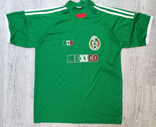 Vintage Fuerza International Mexico Soccer Futbol Jersey Mens Large Green