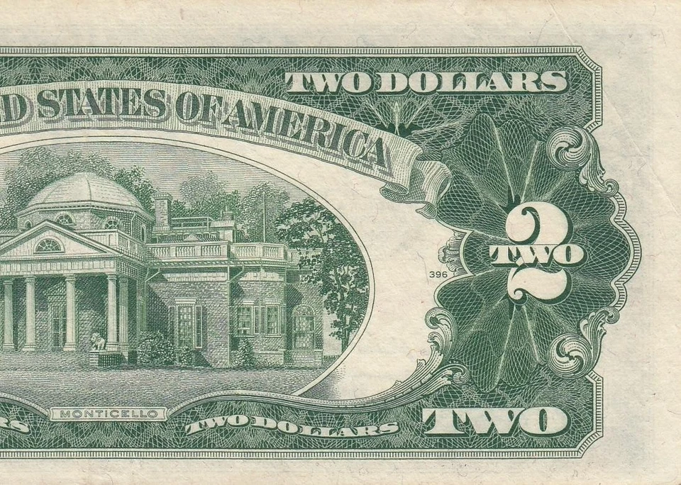 1953 UNITED STATES TWO DOLLARS $2 **STAR NOTE** (( aUNC )) - Image 3 of 4