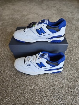 New Balance 550 White Team Royal Blue BB550SN1 Men's SZ 10.5
